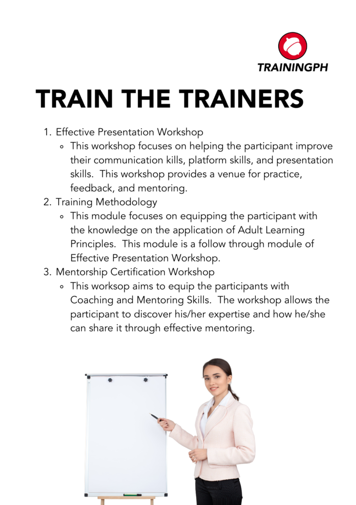 Trian the Trainers and Mentor's Certification